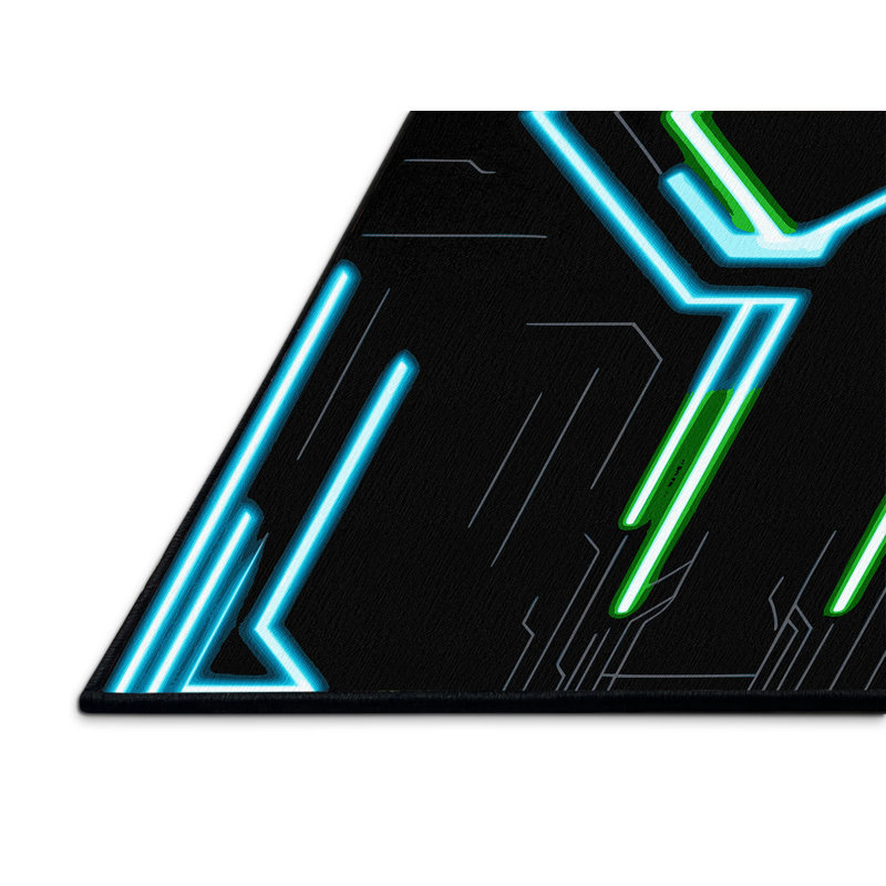 Technotronic Spark Rug, Square 3'