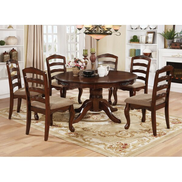 Canora Grey Mel 7 - Piece Pedestal Dining Set | Wayfair