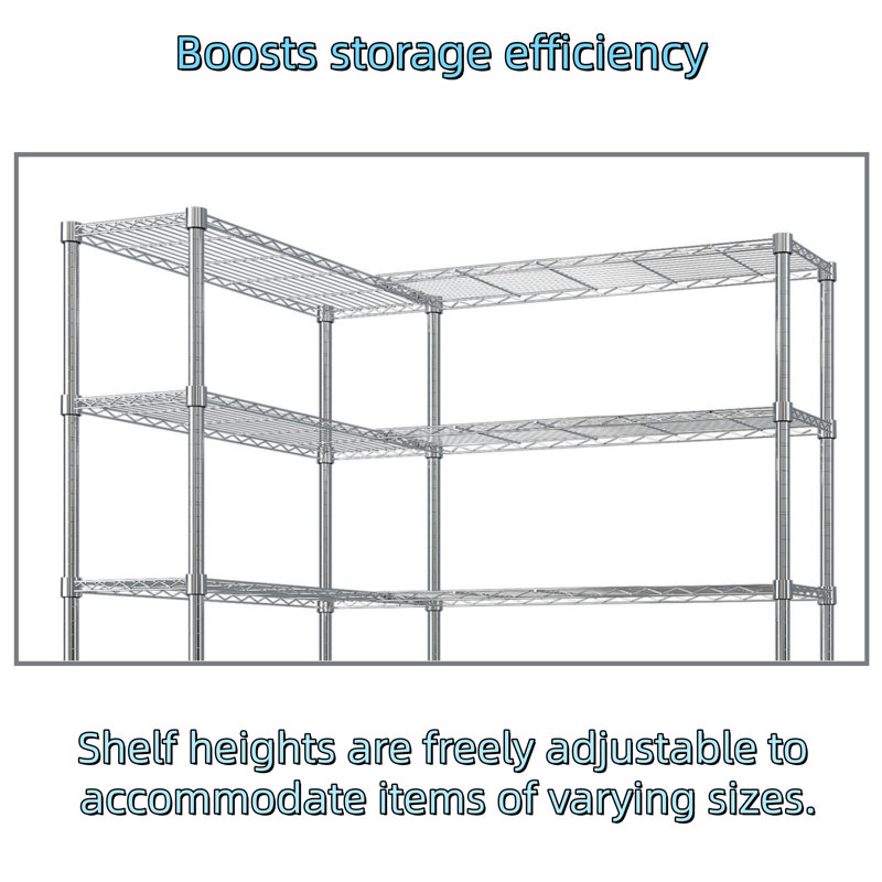 Five-tier Double-row Metal Display Rack