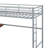 Hanny Metal Loft Bed With Desk, Ladder And Guardrails-507989440-513852660