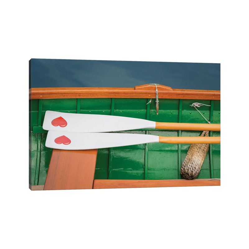 USA, Washington. Boat Detail At The Bainbridge Island Wooden Boat Festival by Jaynes Gallery - Wrapped Canvas Print
