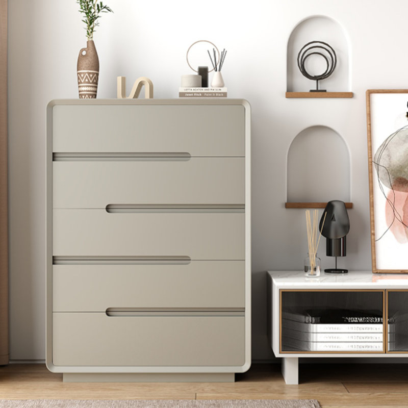 Armoire de rangement moderne et simple, Abricot