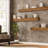 74.8" Fireplace Mantel Shelf, Wall Mounted Floating Shelves