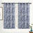Adalen Floral Watercolor Double Layers Blackout Room Darkening Lined Thermal Insulated Energy Saving Window Curtains 2 Panels-371624676-278280348