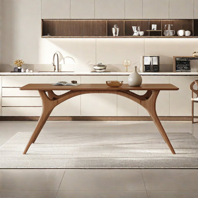 Muaad Ash Solid Wood Dining Table
