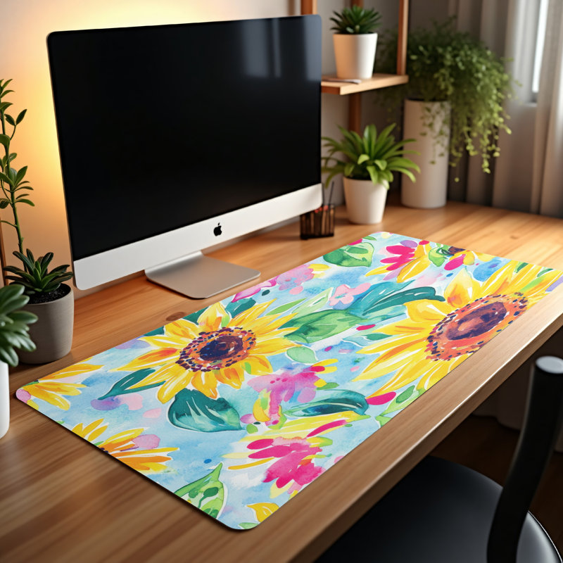 Polyester Desk Pad, 23.6x13.8