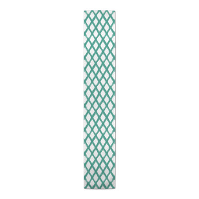 Carlvin Rectangle Geometric Polyester Table Runner