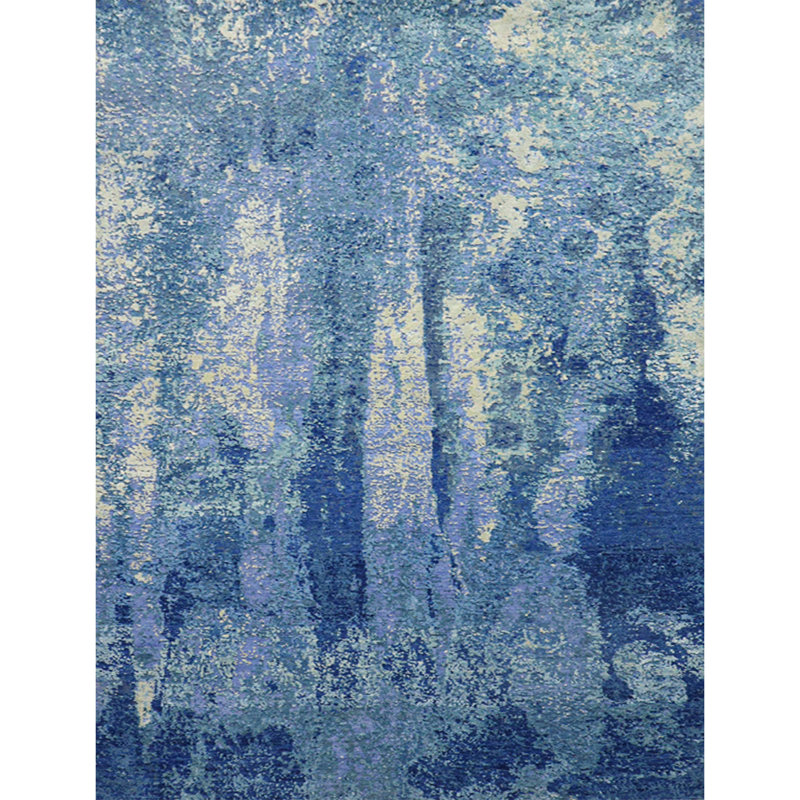 Tapis carré noué à la main