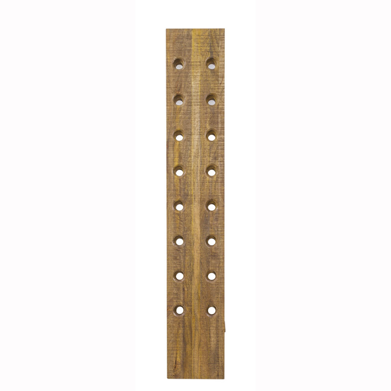 Dahlgreen Solid Wood Floor Wine Bottle Rack in Brown