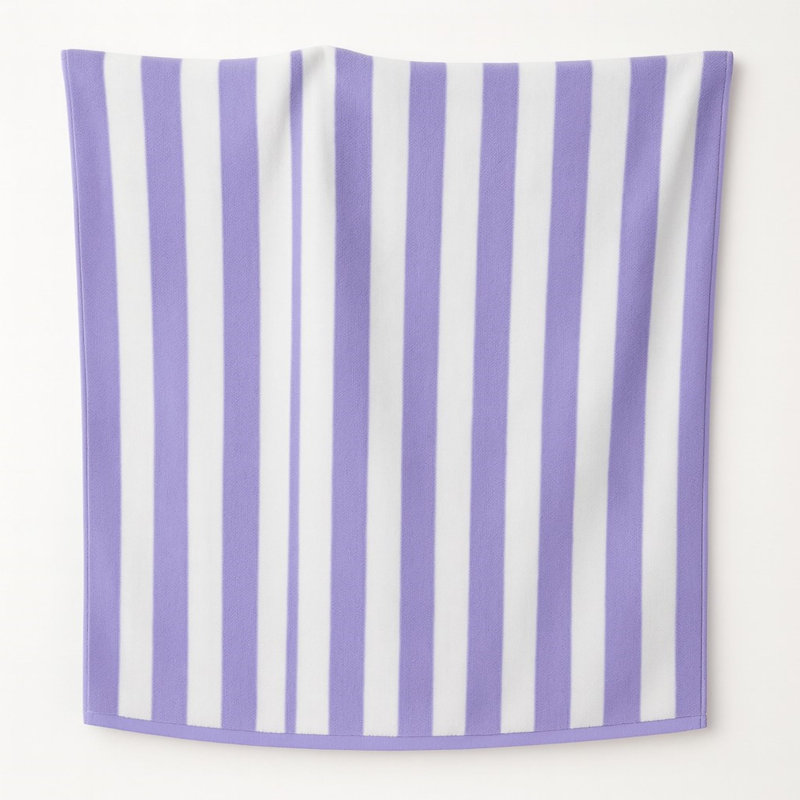 Serviette de plage absorbante 100% coton Vaurna Beach Luxury Resort - Pervenche 2 PAQUET, Pervenche