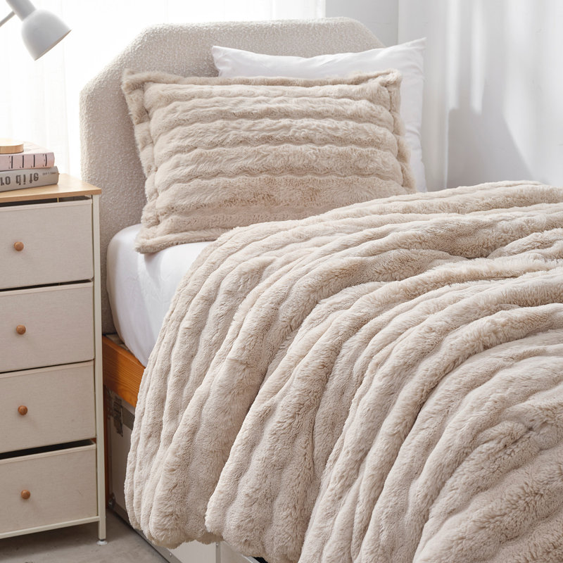 Roll Cakes Chunky Bunny - Coma Inducer Oversized Comforter Set, Desert Snowfall, Twin Extra Long