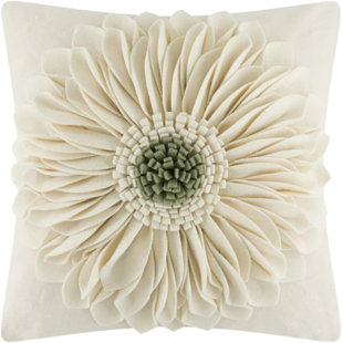 3D Sunflower Handmade Throw Pillow Cover