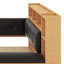 Structure de lit de jour multifonctionnelle en bois avec couchette, tablettes de rangement, banc et station de charge, tête de lit tapissier-1855411934