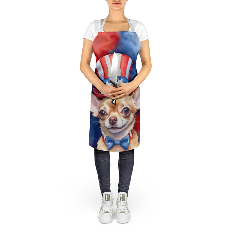 Patriotic American Apron, Chihuahua