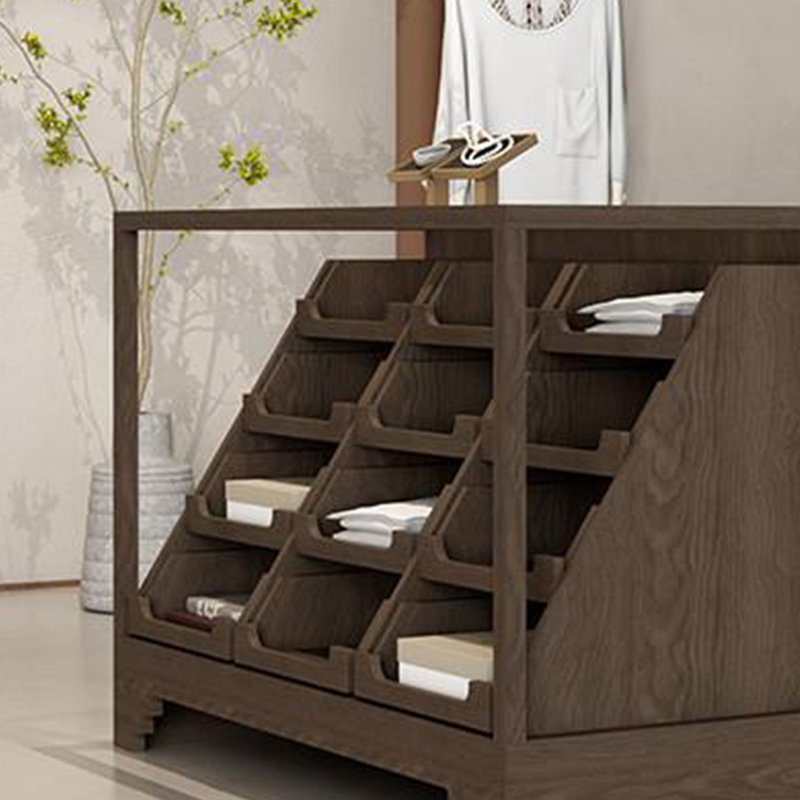 Armoire pour îlot central de style médiéval, H 35,43 po x l 62,99 po x P 23,62 po