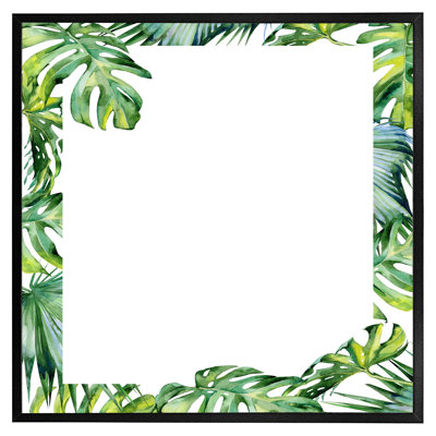 Ebensburg Botanical Leaves Border - Single Picture Frame Print