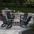 Bergues All-weather Resistant Hdpe Plastic Oversize Rocking Adirondack Chair