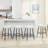 Upholstered 26" Backless Saddle Barstools-209194-5290088