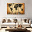 Carte du monde rétro, impression sur toile-92761333
