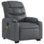 Fauteuil inclinable massant en simili-cuir-818616235