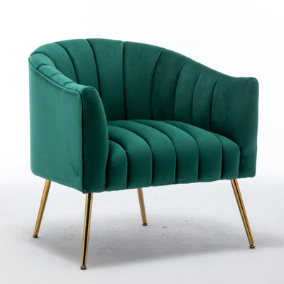 Murrow Velvet Accent Chair