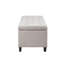 Banc de rangement capitonné à fermeture douce-570270962