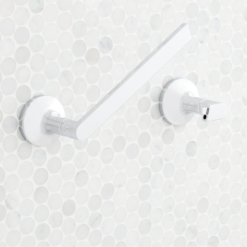 Porte-papier hygiénique mural pivotant Lentz, Chrome