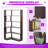 5-Tier L-Shaped Corner Bookcase: Space-Saving Storage Solution-1686622629