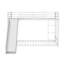 Lit superposé simple robuste en métal avec glissade - Conception peu encombrante pour les enfants et les adolescents, cadre durable pour jouer et dormir, assemblage facile