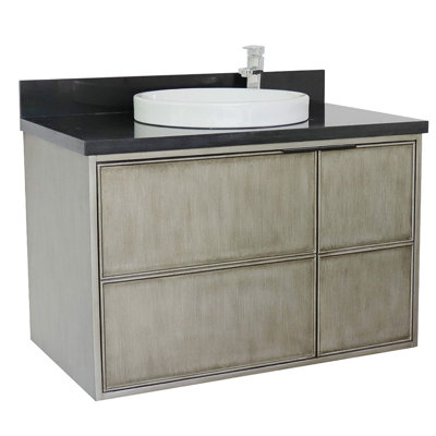 37'' Single Bathroom Vanity with Granite Top