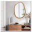 Miroir mural irrégulier décoratif