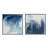 Abstract 2-Piece Framed Canvas Wall Art Set