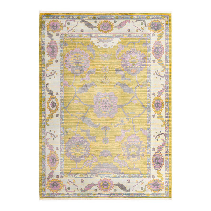 Haefner Geometric Indoor Rug, Rectangle 9' x 12'
