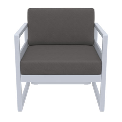 Chaise de patio avec coussins Lane
