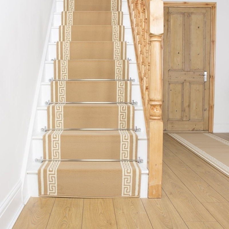 Stair Runner Geometric Area Rug, Runner 100 x 630 cm