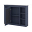 Armoire à pharmacie murale avec miroir et 6 tablettes ouvertes-118474805