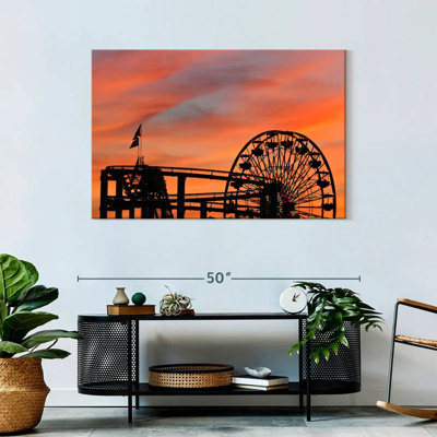 Silhouette de coucher de soleil Kerner Santa Monica