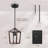 Mulrooney 1 - Light Lantern Geometric Pendant