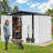 8 ft. W x 6 ft. D Galvanized Steel Storage Shed-100556270
