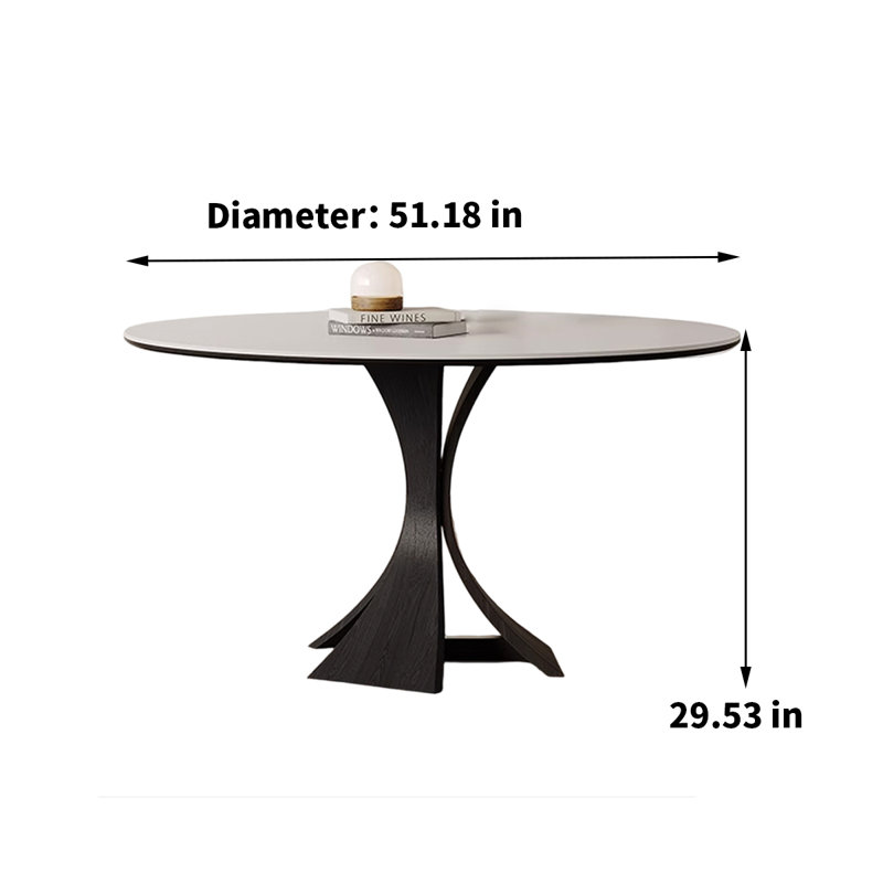 Table de salle à manger Murvel Nordic, H 29,53 po x L 51,18 po x P 51,18 po