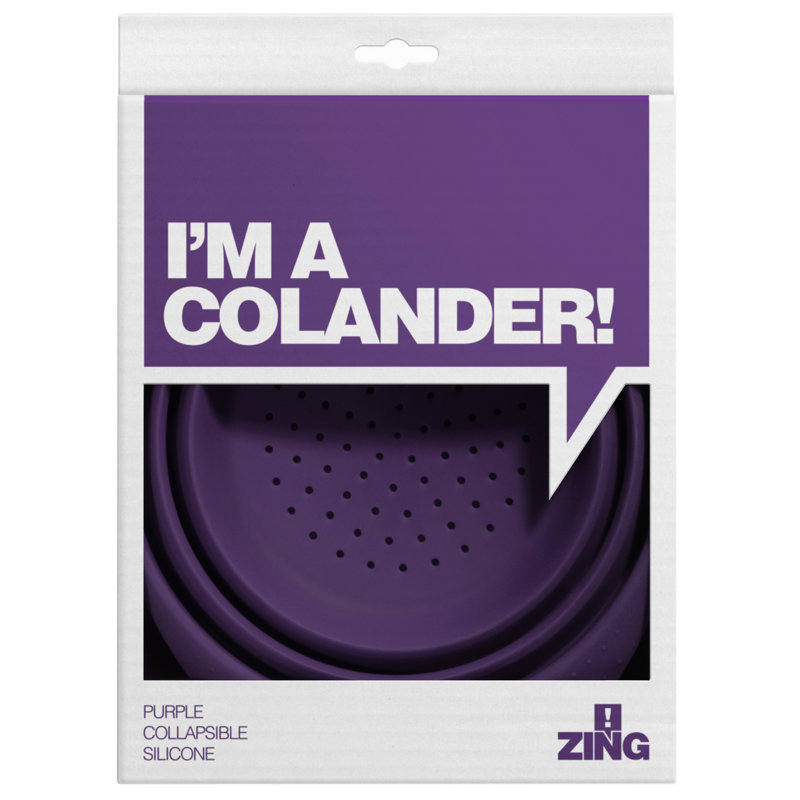 Sieve Made Of Silicone, Purple