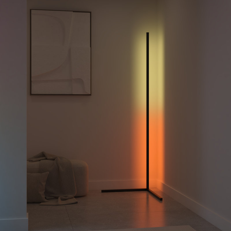 Corner Floor Lamp XL, Black