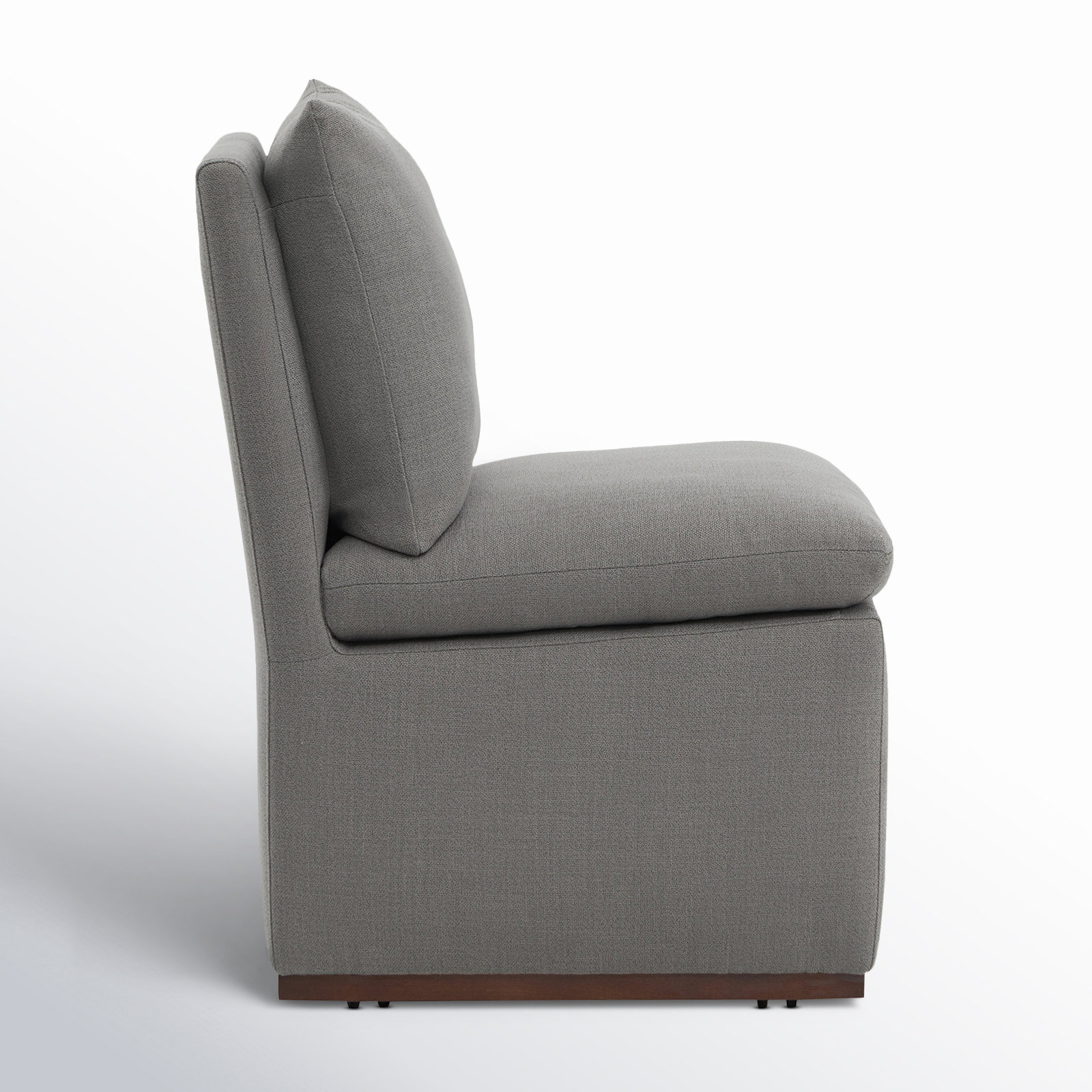 Bobbi Fabric Side Chair Dining Chair, Effie Flint Performance Linen