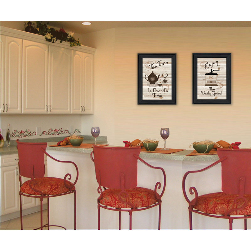"Enjoy Tea Time" 2-Piece Vignette by Millwork Engineering