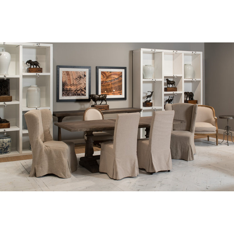 Draped Upholstered Dining Chair