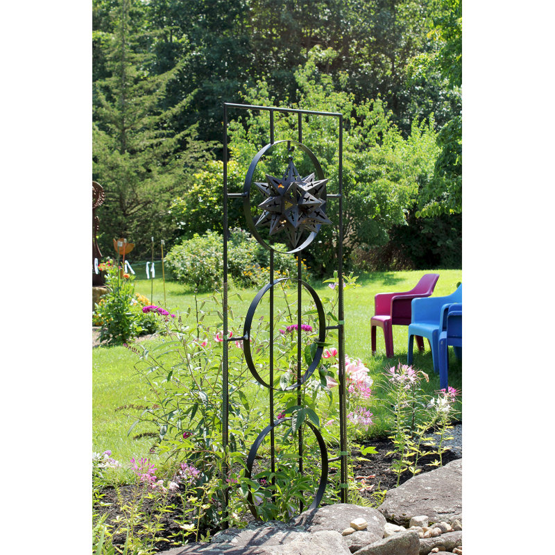Alarise 79.75'' H x 24.75'' W Iron Trellis