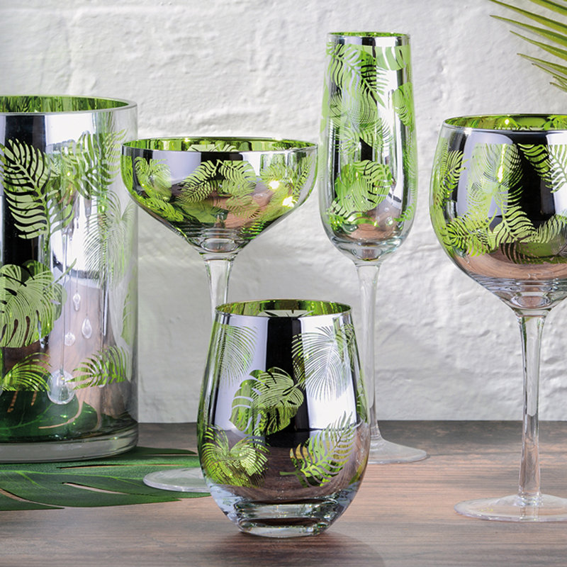 Tropical Leaves DOF Tumblers