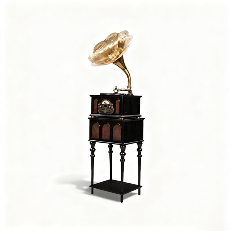 Tourne-disque en vinyle style français