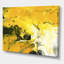 « Marbre acrylique jaune »-impression sur toile-50574045