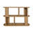 Loon Peak Janarius Low Oak Wood Effect Bookcase with Compact 2-Shelf Design for Living Room